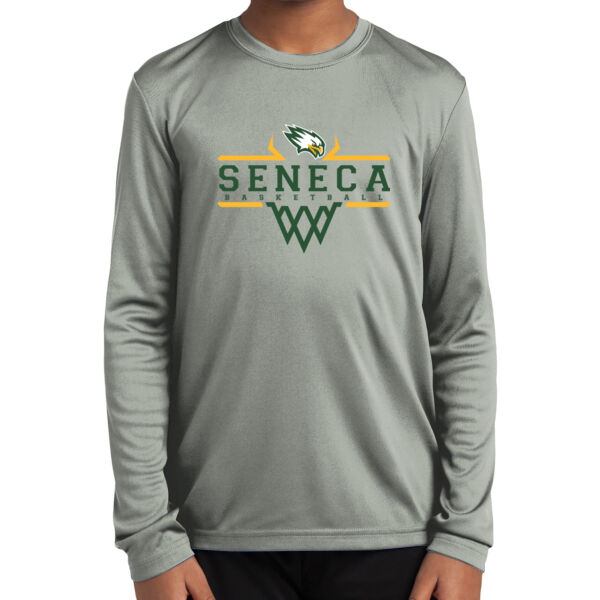 Seneca Valley High School Boys Basketball Youth Long Sleeve PosiCharge ® Competitor Tee Thumbnail