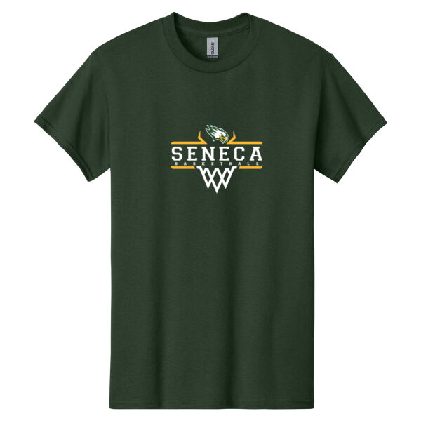 Seneca Valley High School Boys Basketball Heavy Cotton 100% Cotton T Shirt Thumbnail