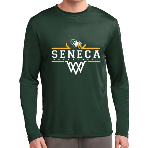 Seneca Valley High School Boys Basketball Long Sleeve PosiCharge Competitor Tee Thumbnail
