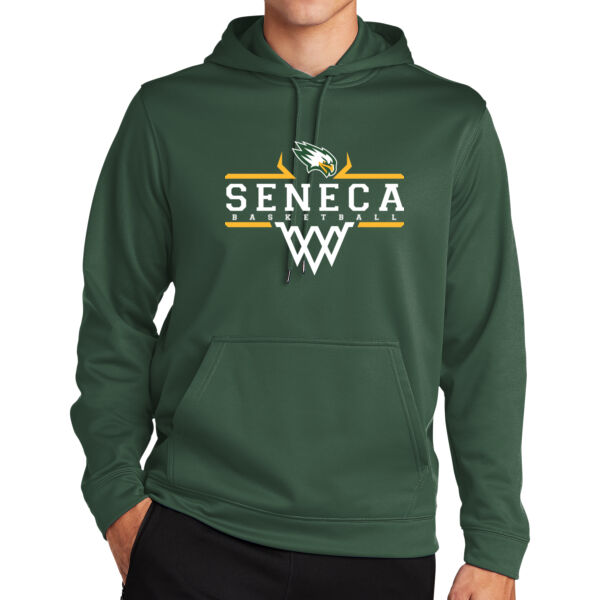 Seneca Valley High School Boys Basketball Fleece Hooded Pullover Thumbnail