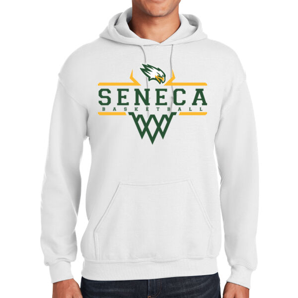 Seneca Valley High School Boys Basketball Heavy Blend Hooded Sweatshirt Thumbnail